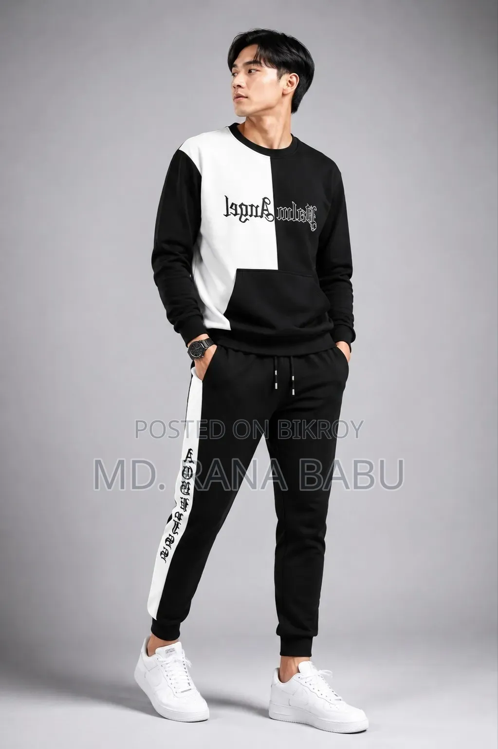 Cotton Full Sleeve T Shirt and Trouser Combo Set