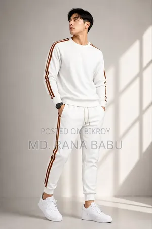 Cotton Full Sleeve T Shirt and Trouser Combo Set