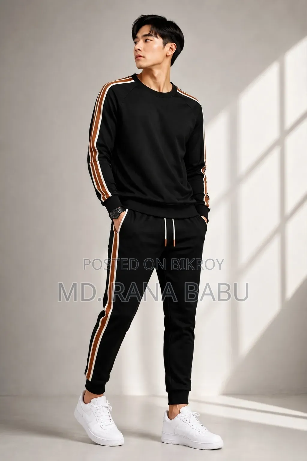 Cotton Full Sleeve T Shirt and Trouser Combo Set