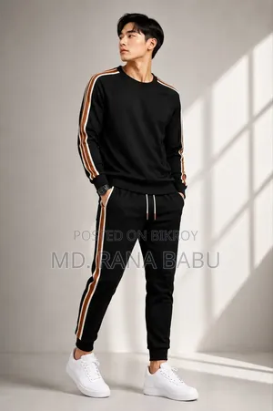 Cotton Full Sleeve T Shirt and Trouser Combo Set