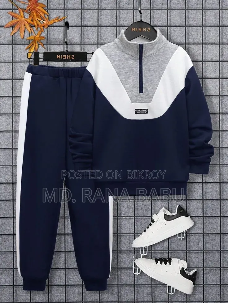 Cotton Full Sleeve T Shirt and Trouser Combo Set