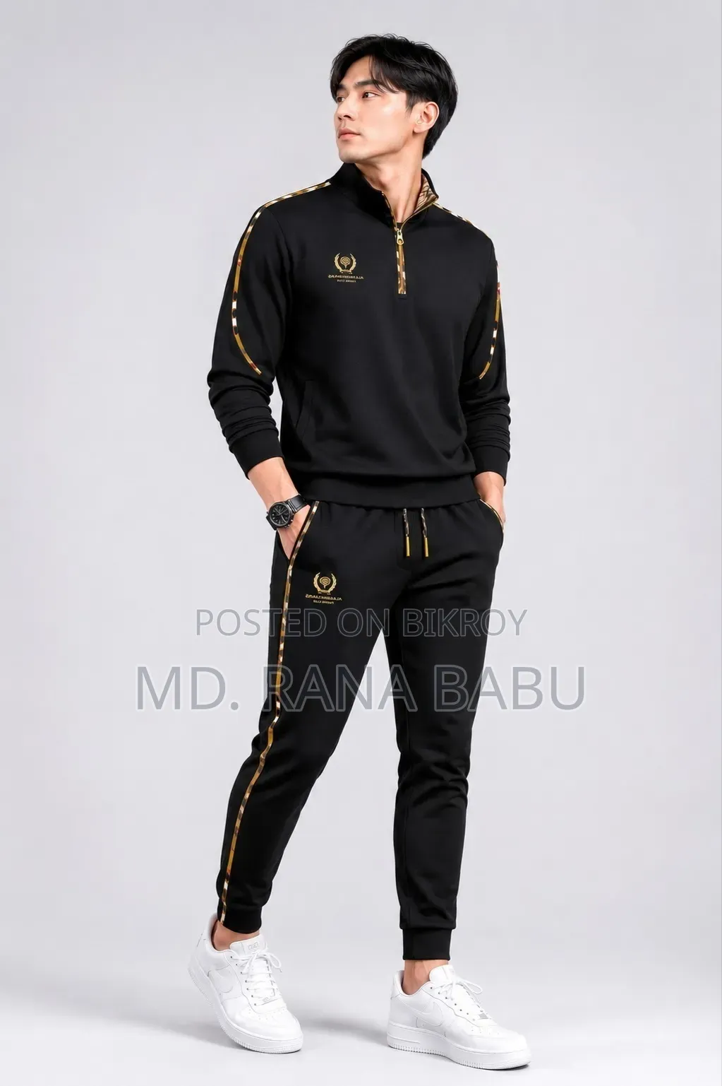 Cotton Full Sleeve T Shirt and Trouser Combo Set