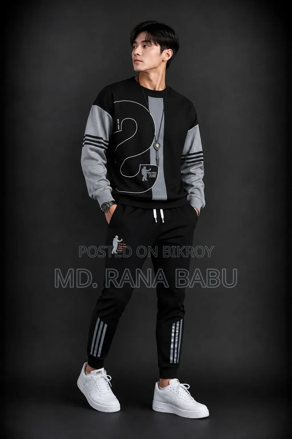 Cotton Full Sleeve T Shirt and Trouser Combo Set