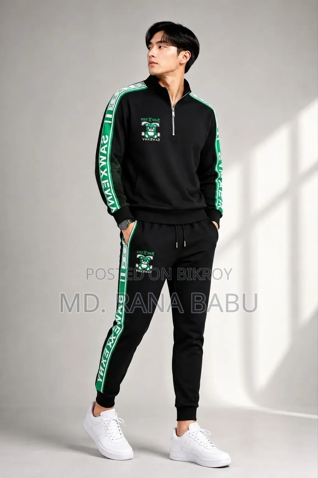 Cotton Full Sleeve T Shirt and Trouser Combo Set