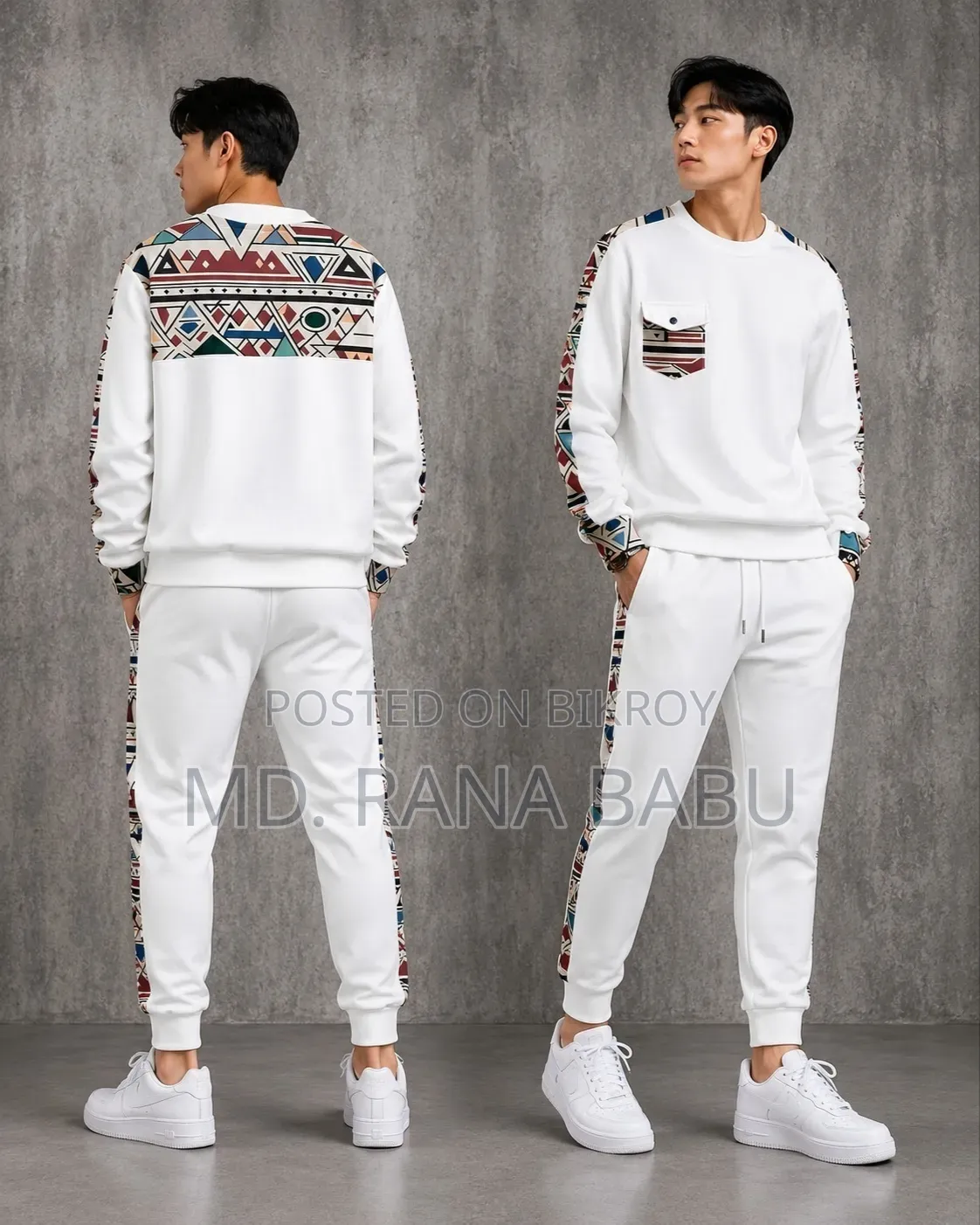 Cotton Full Sleeve T Shirt and Trouser Combo Set