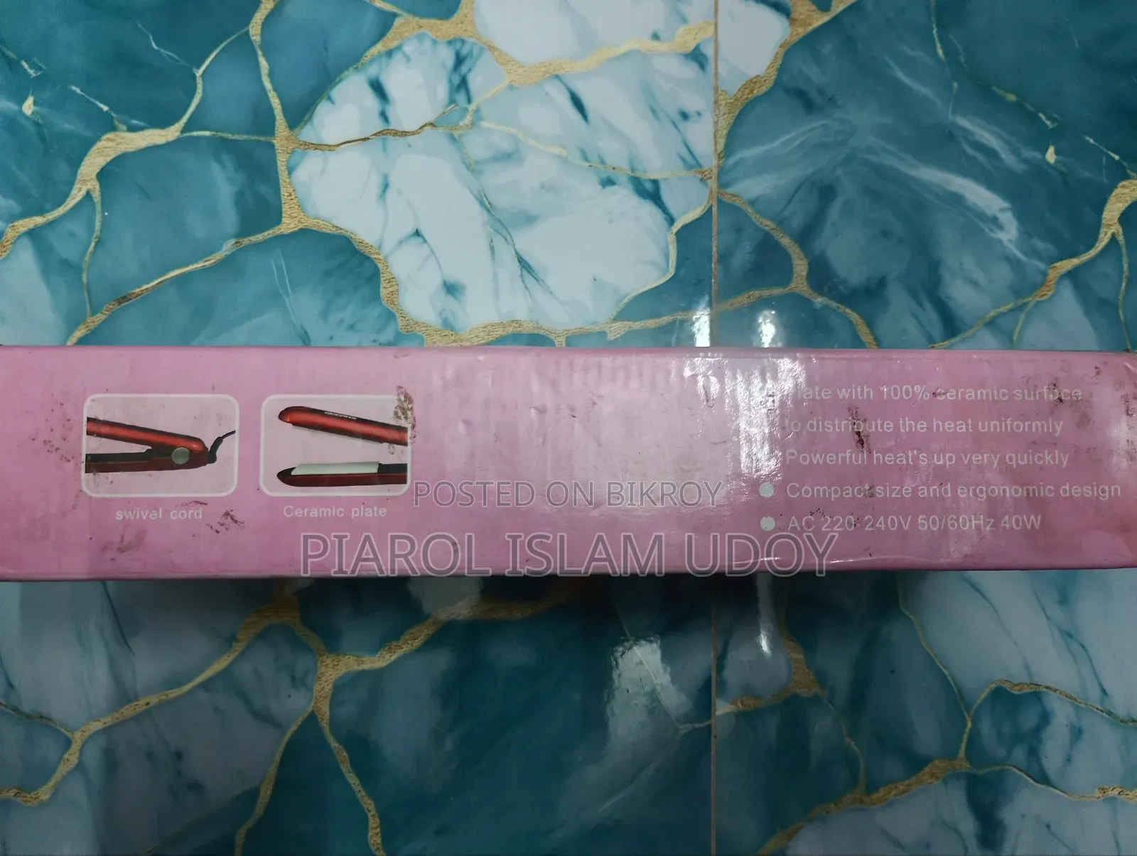Hair Straightener Geepas 40w