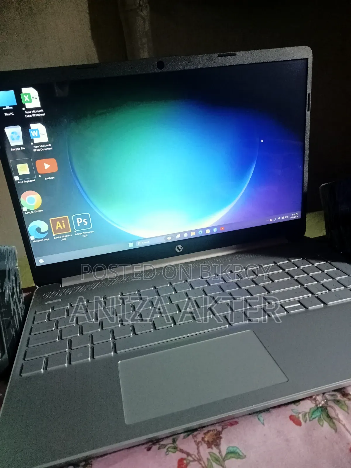 Laptop HP 15s 8GB Intel Core i7 SSD 512GB