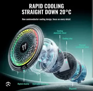 Hoco GA6 Glacier AI Semiconductor Mobile Cooler - Brand New