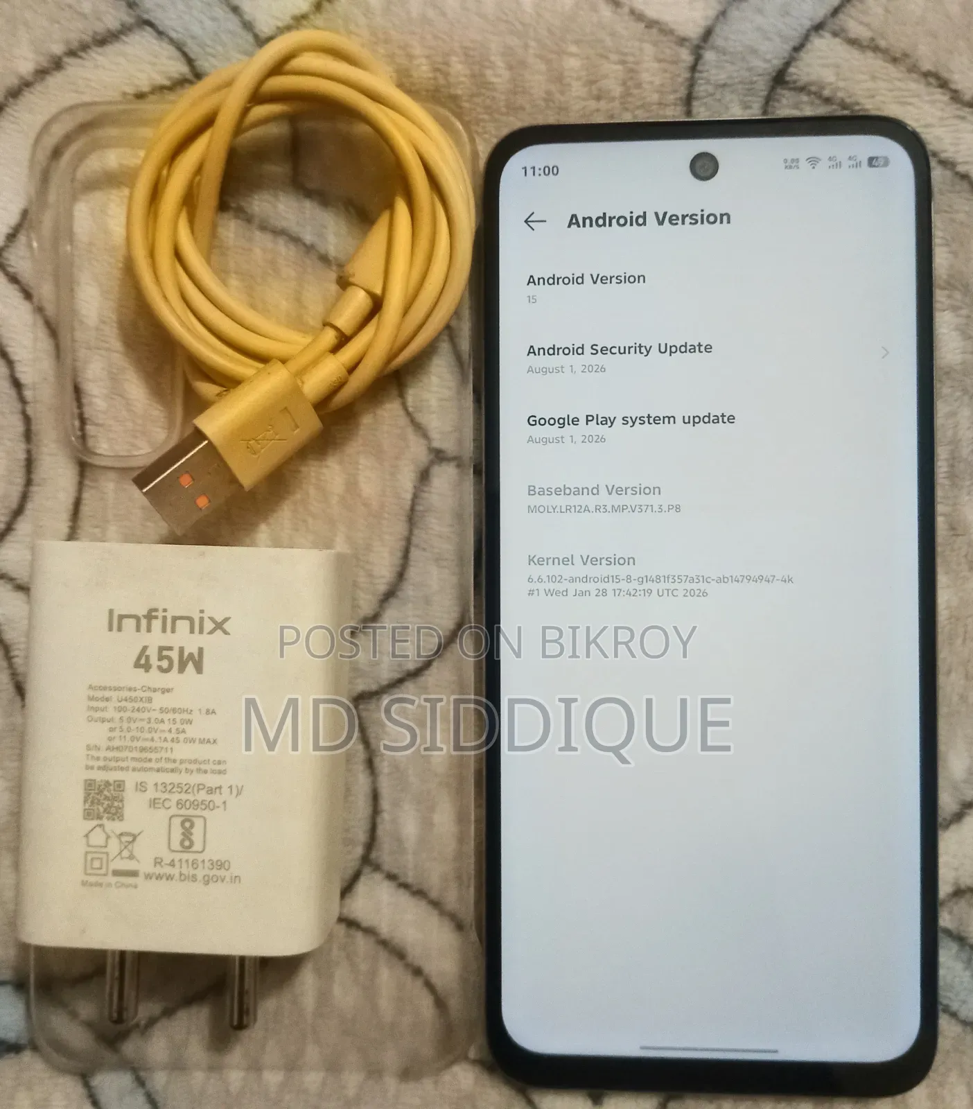 Infinix Hot 60i 256 GB White