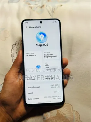অনার এক্স৭ডি ২৫৬ জিবি গোল্ড