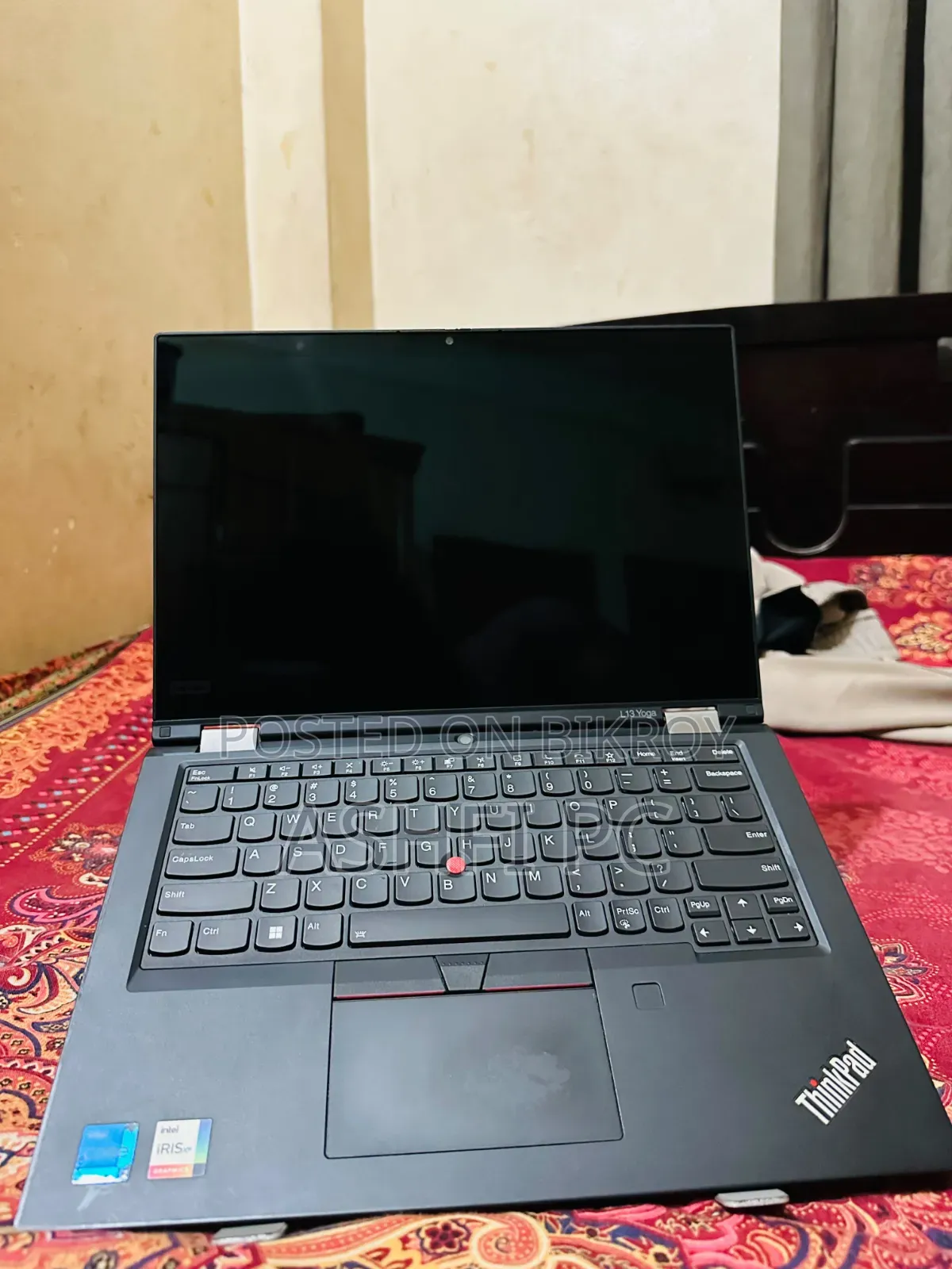 ল্যাপটপ লেনোভো থিংকপ্যাড এল১৩ ইয়োগা ১৬জিবি ইন্টেল কোর আই৭ এসএসডি ৫১২জিবি