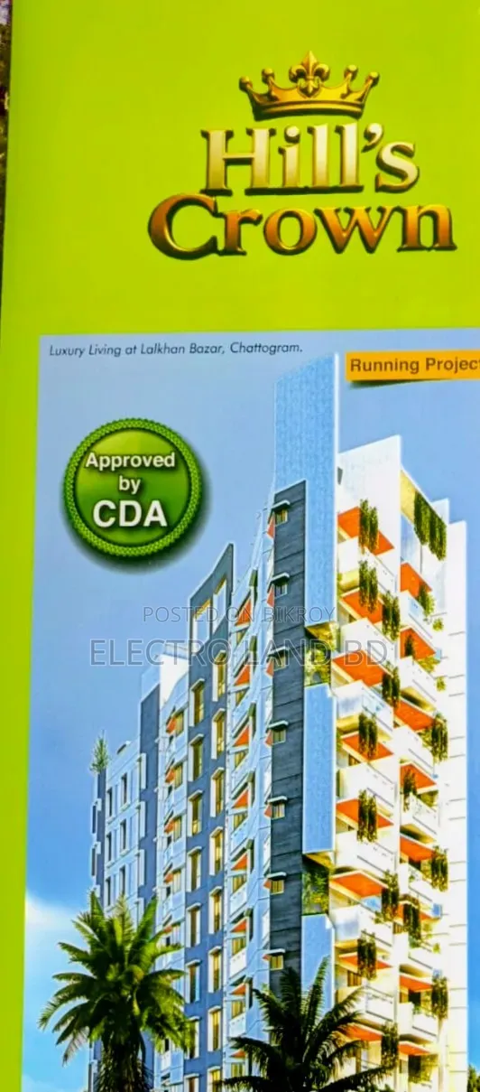 3 Bedroom Apartment in Hill Crown, Lalkhan Bazar for sale