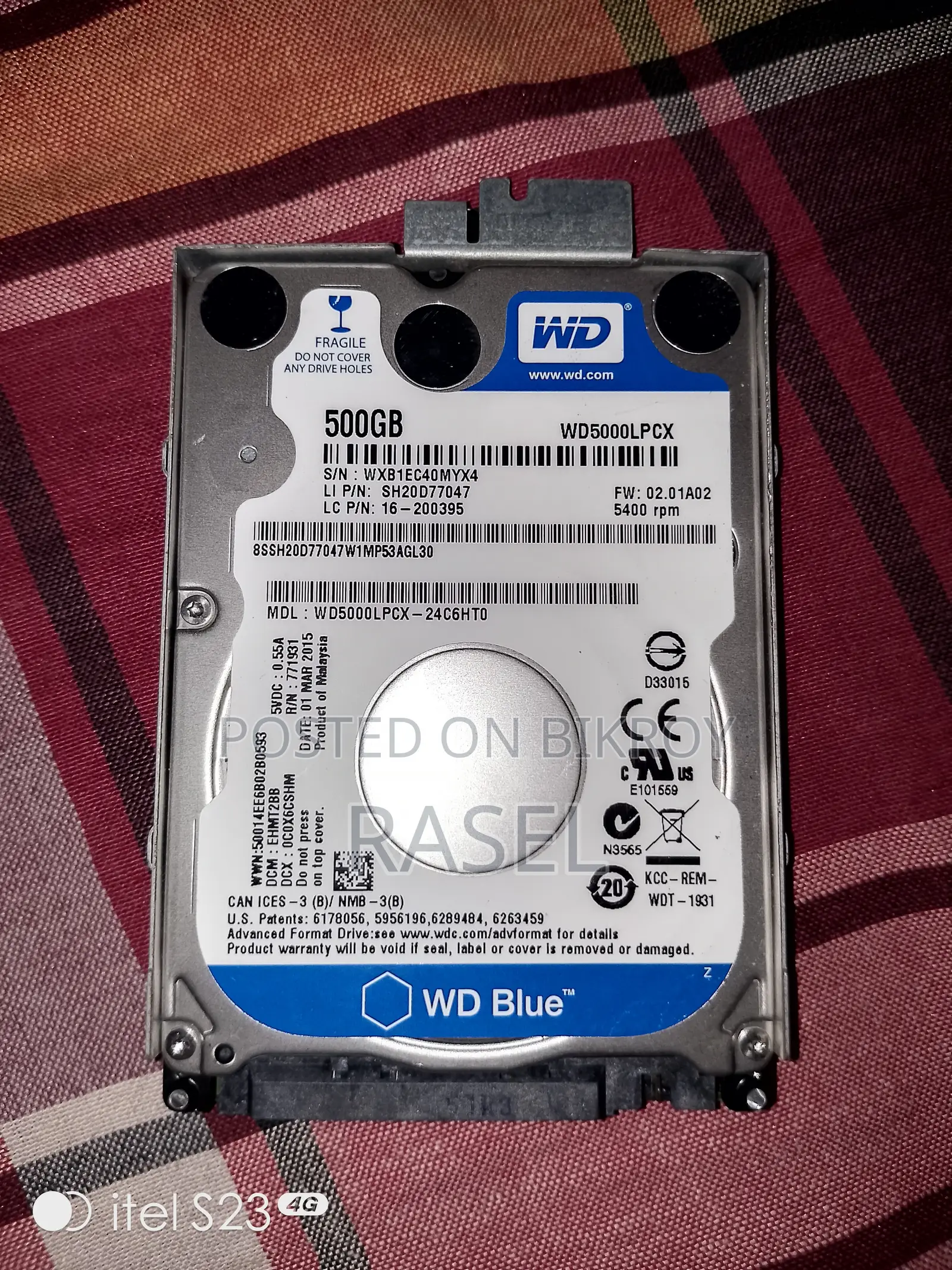ল্যাপটপ হার্ড ডিস্ক