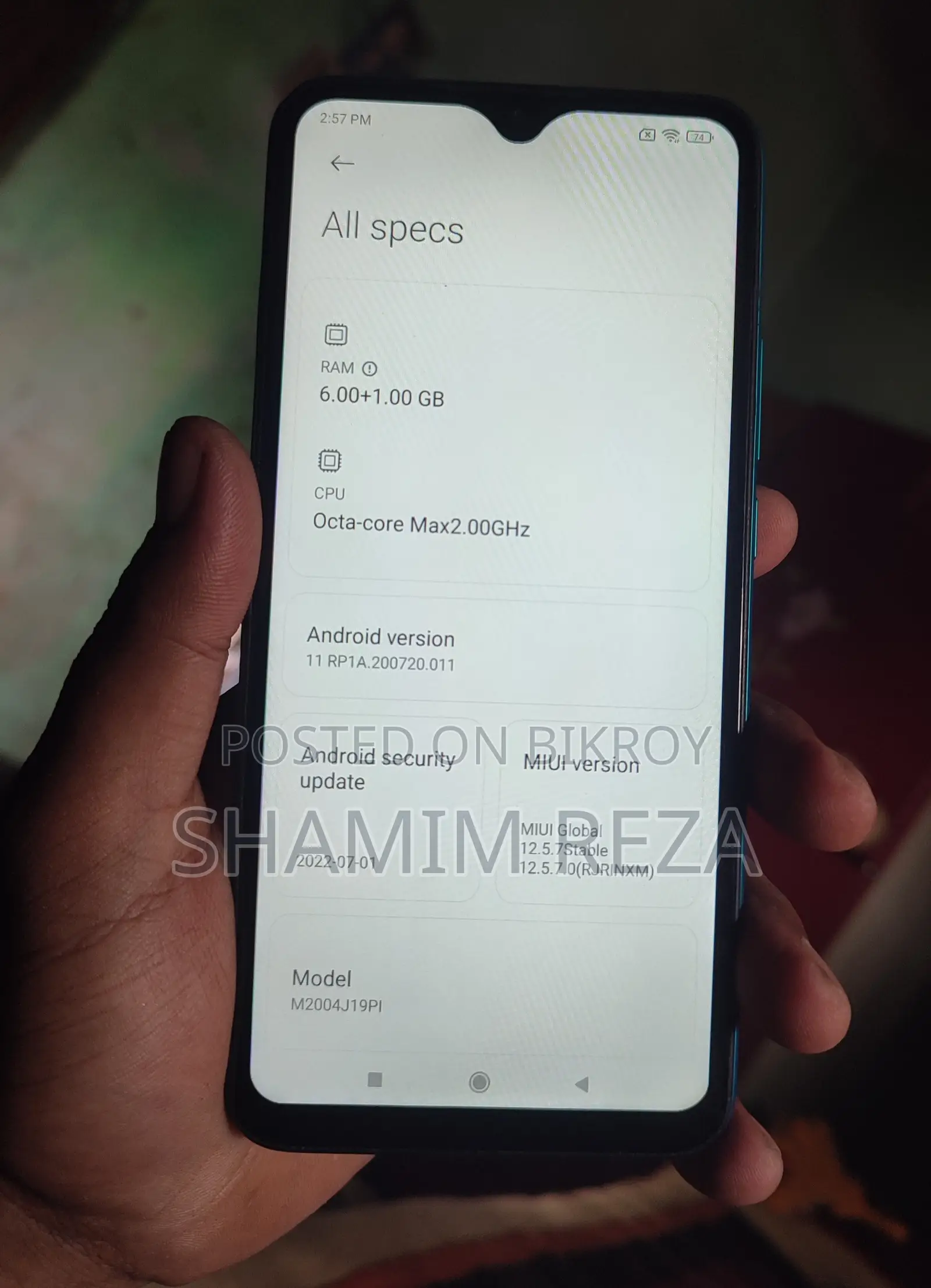 Xiaomi Poco M2 64 GB Blue