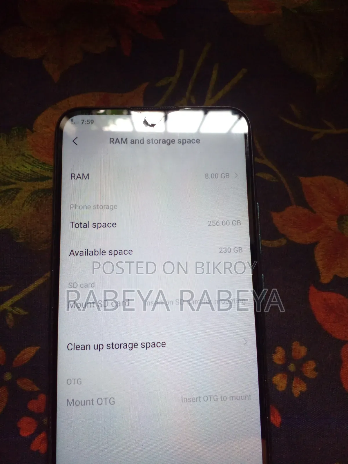 Vivo Y17 256 GB Blue