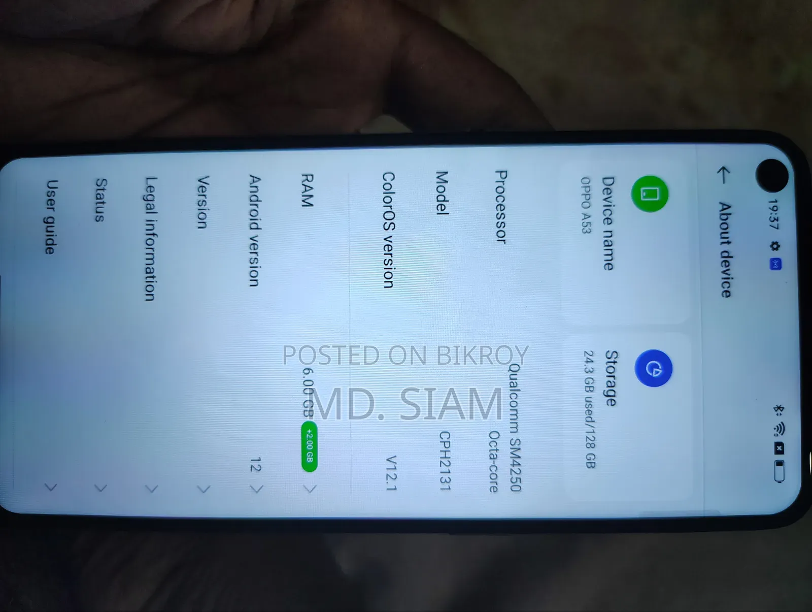 Oppo A53 128 GB White
