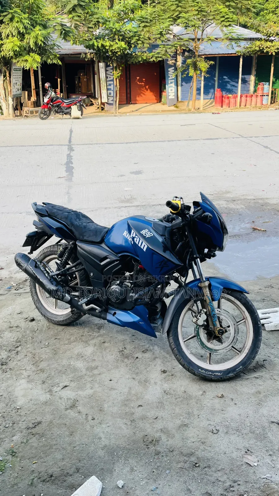 TVS Apache RTR 160 2V 2019 Blue