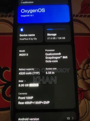 OnePlus 8 128 GB Gold
