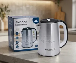 আমানাহ ইলেকট্রিক কেটলি ৩ লিটার