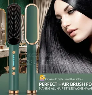 Straight Comb Hair Straightener & Brush (Model: FH909)