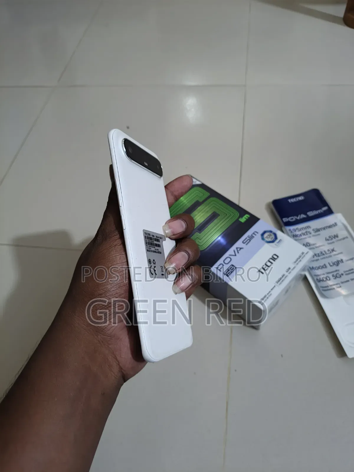 Tecno Pova Slim 5G 256 GB White