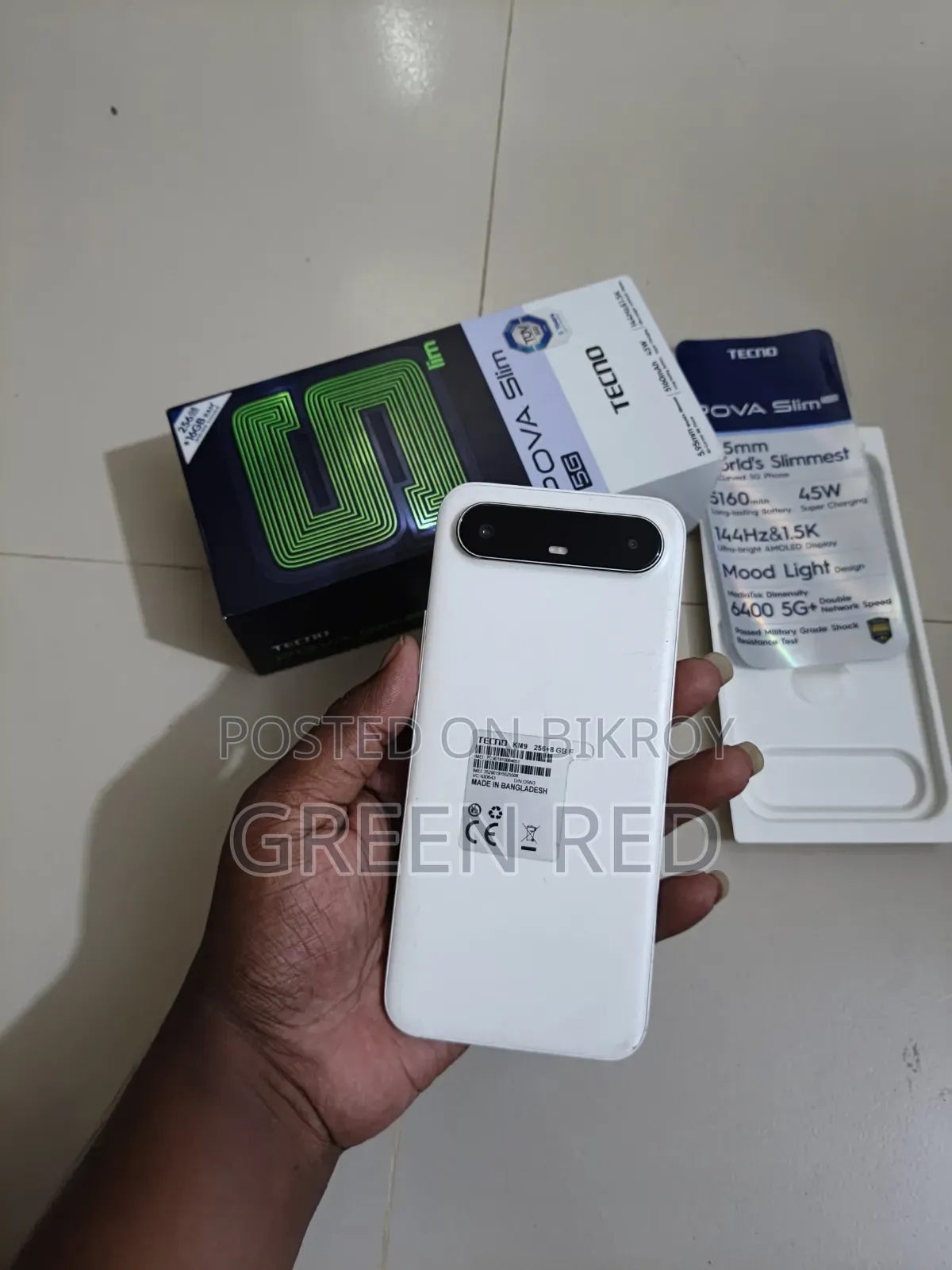 Tecno Pova Slim 5G 256 GB White