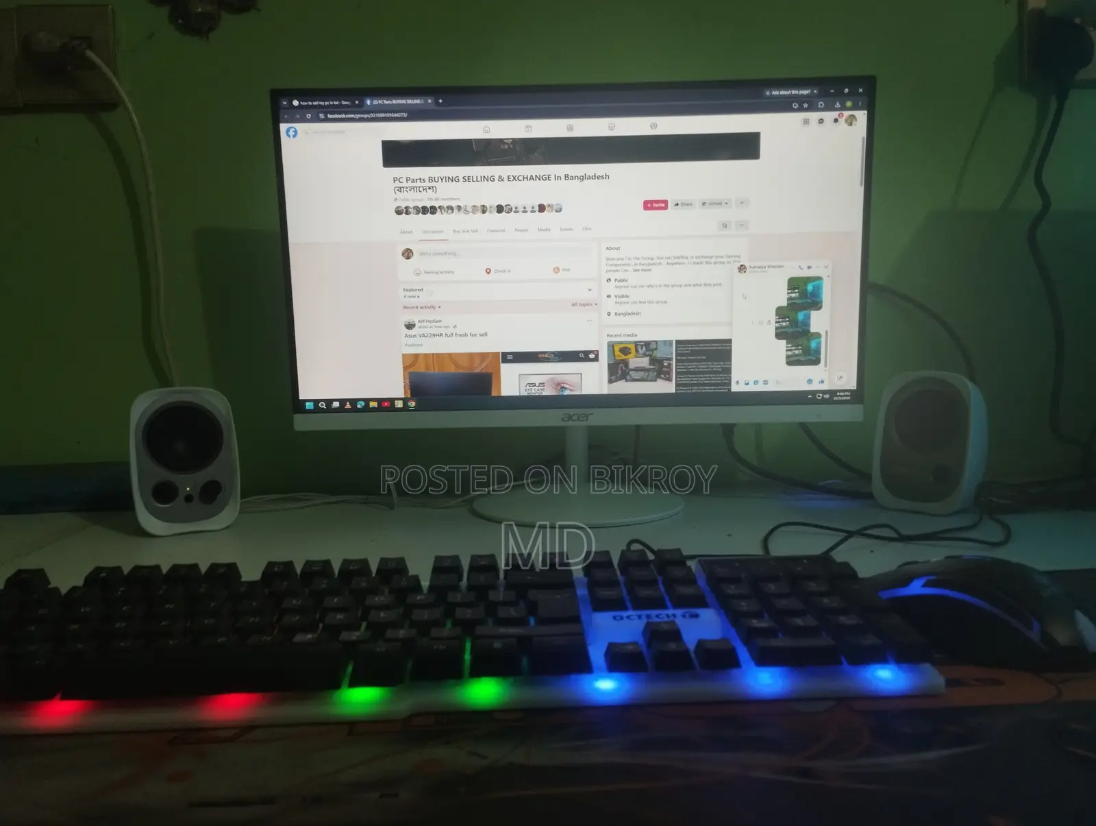 Desktop Computer Acer 16GB AMD Ryzen 5 SSD 512GB