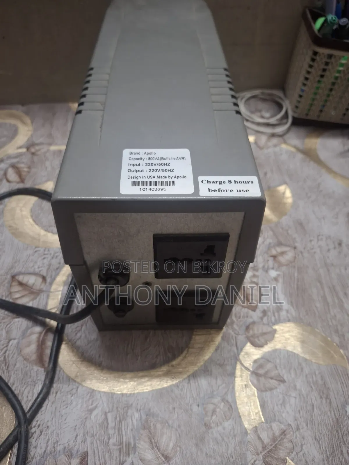 Working UPS 800VA