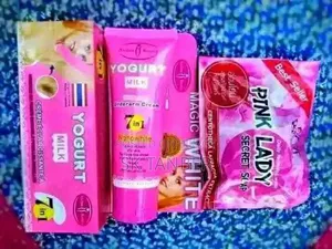 Pink Lady Secret Soap+Yougurt Milk Cream Combo