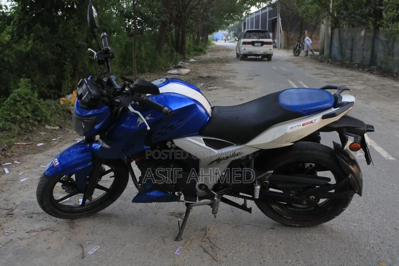 TVS Apache RTR 160 4V 2018 Blue