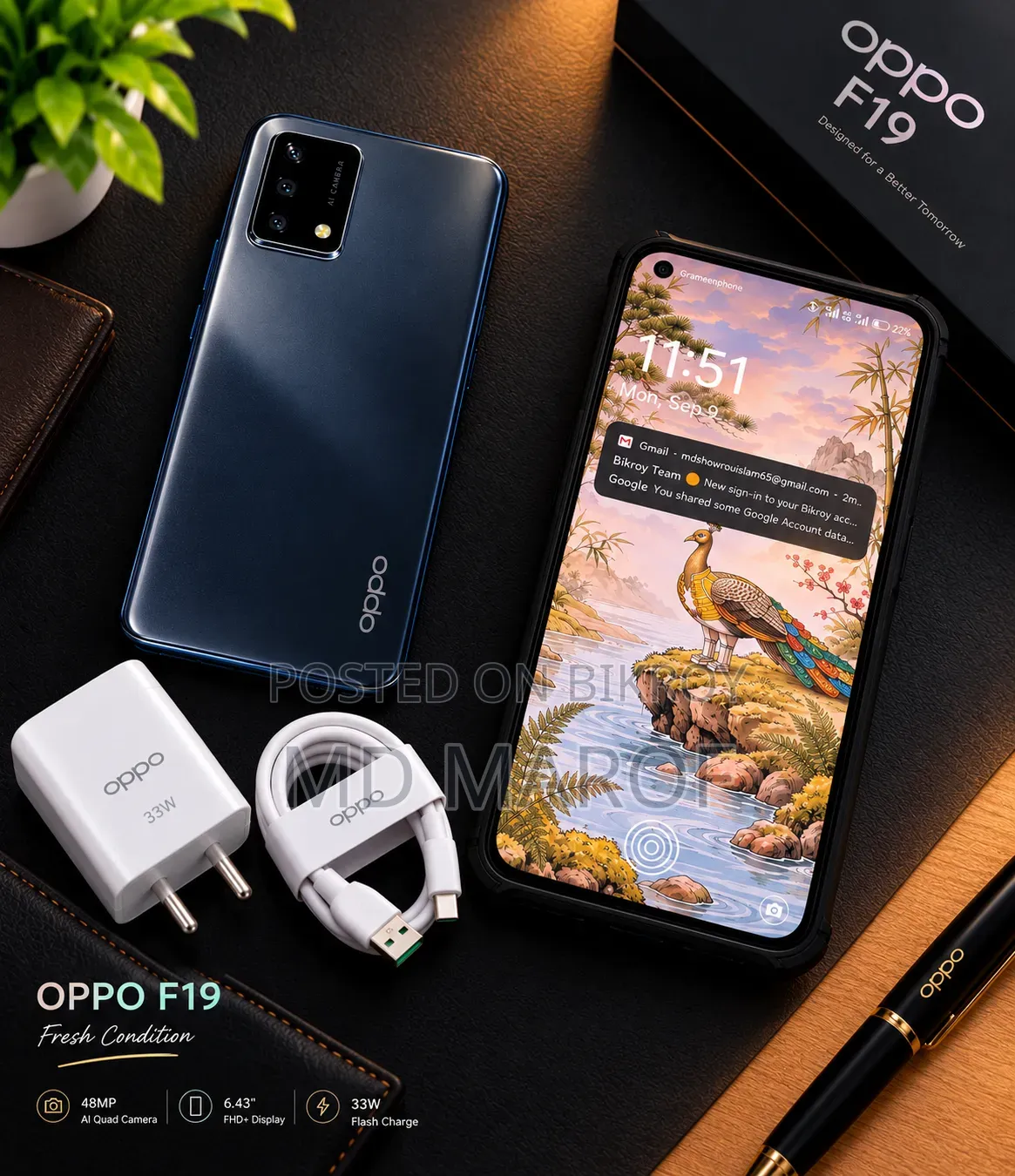 Oppo F19 Pro 128 GB Gray
