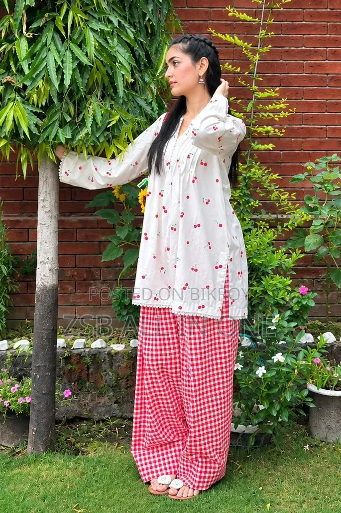Printed Cotton Two Piece