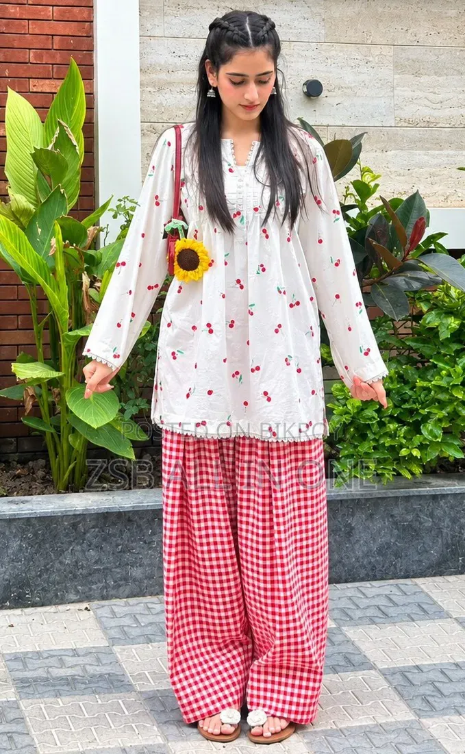 Printed Cotton Two Piece