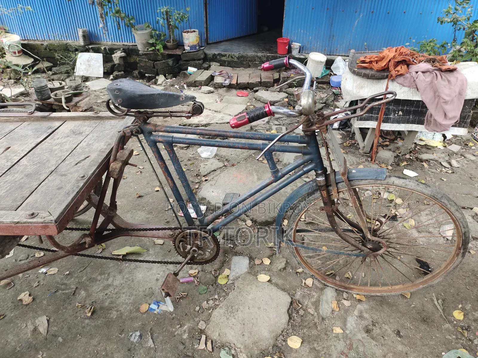 পা ভ্যান বডির ফ্রেম লোহার ভ্যান