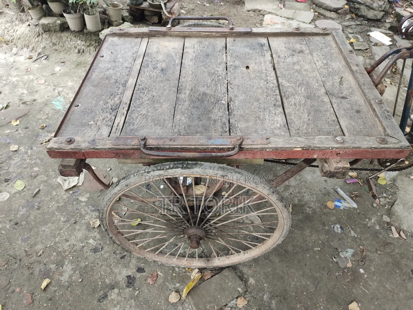 পা ভ্যান বডির ফ্রেম লোহার ভ্যান