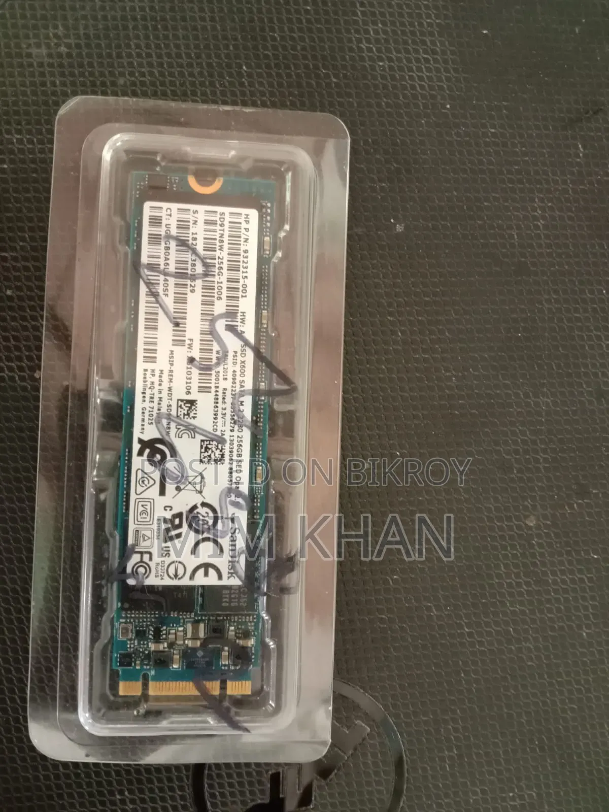 M.2 Sata SSD From HP Elite Book X2