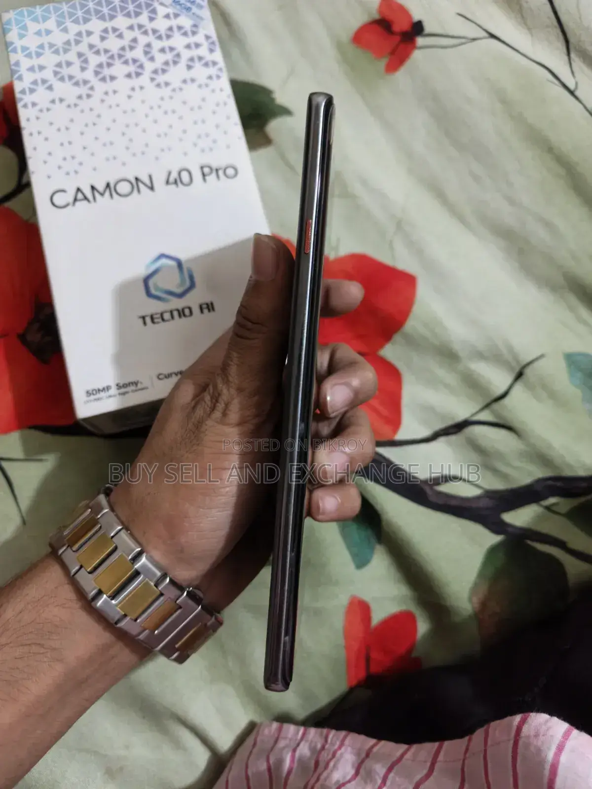 টেকনো ক্যামন ৪০ প্রো ৪জি ২৫৬ জিবি গ্রাফাইট