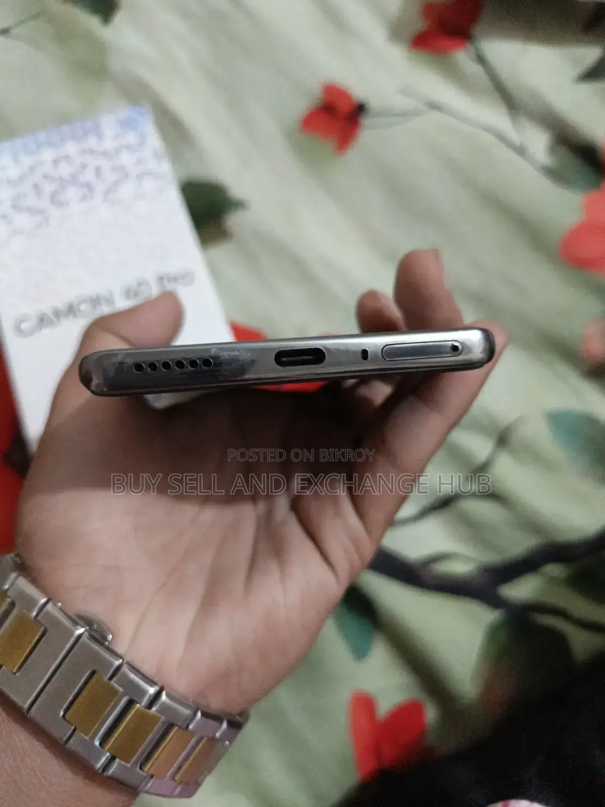 টেকনো ক্যামন ৪০ প্রো ৪জি ২৫৬ জিবি গ্রাফাইট