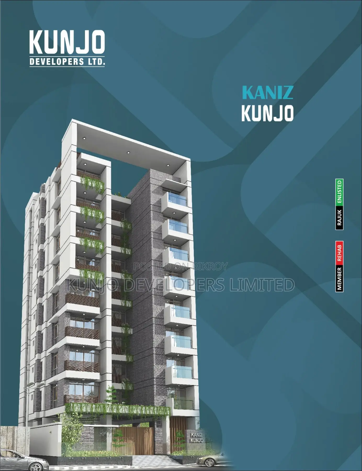 3-Bedroom Apartment in Kunjo Developers, Uttara for sale
