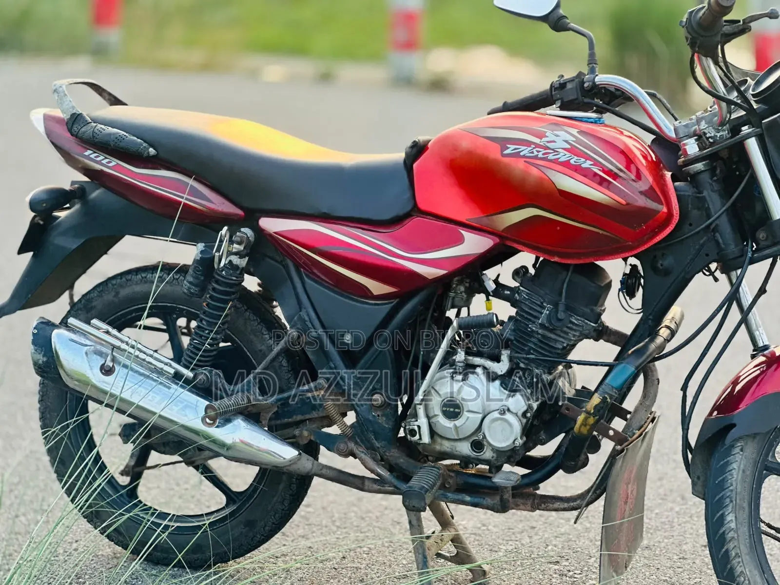 Bajaj Discover 100 2019 Red