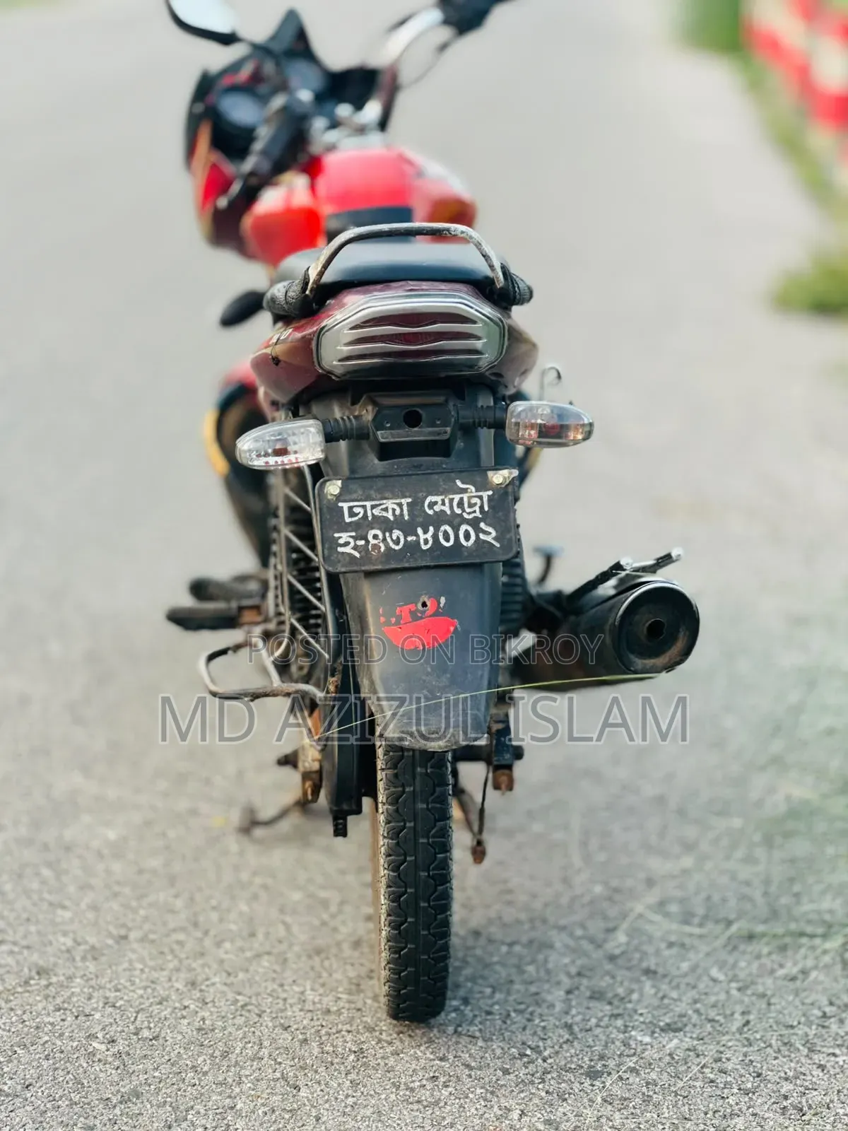 Bajaj Discover 100 2019 Red