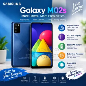 Samsung Galaxy M02s 64 GB Blue