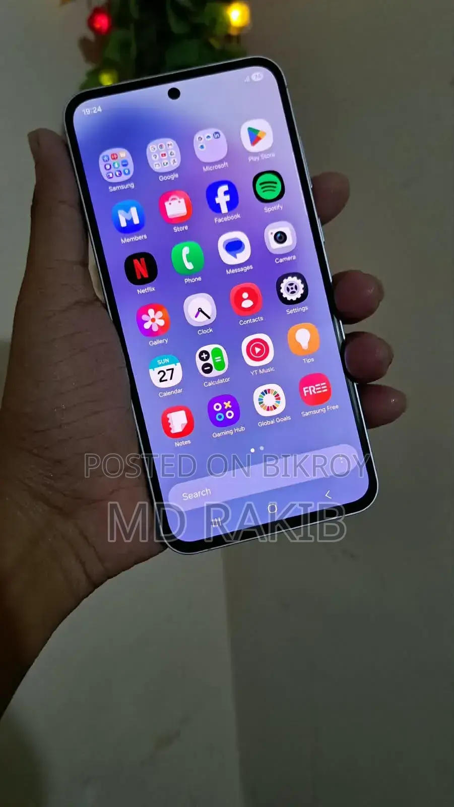 স্যামসাং গ্যালাক্সি এ৫৫ ২৫৬ জিবি হোয়াইট