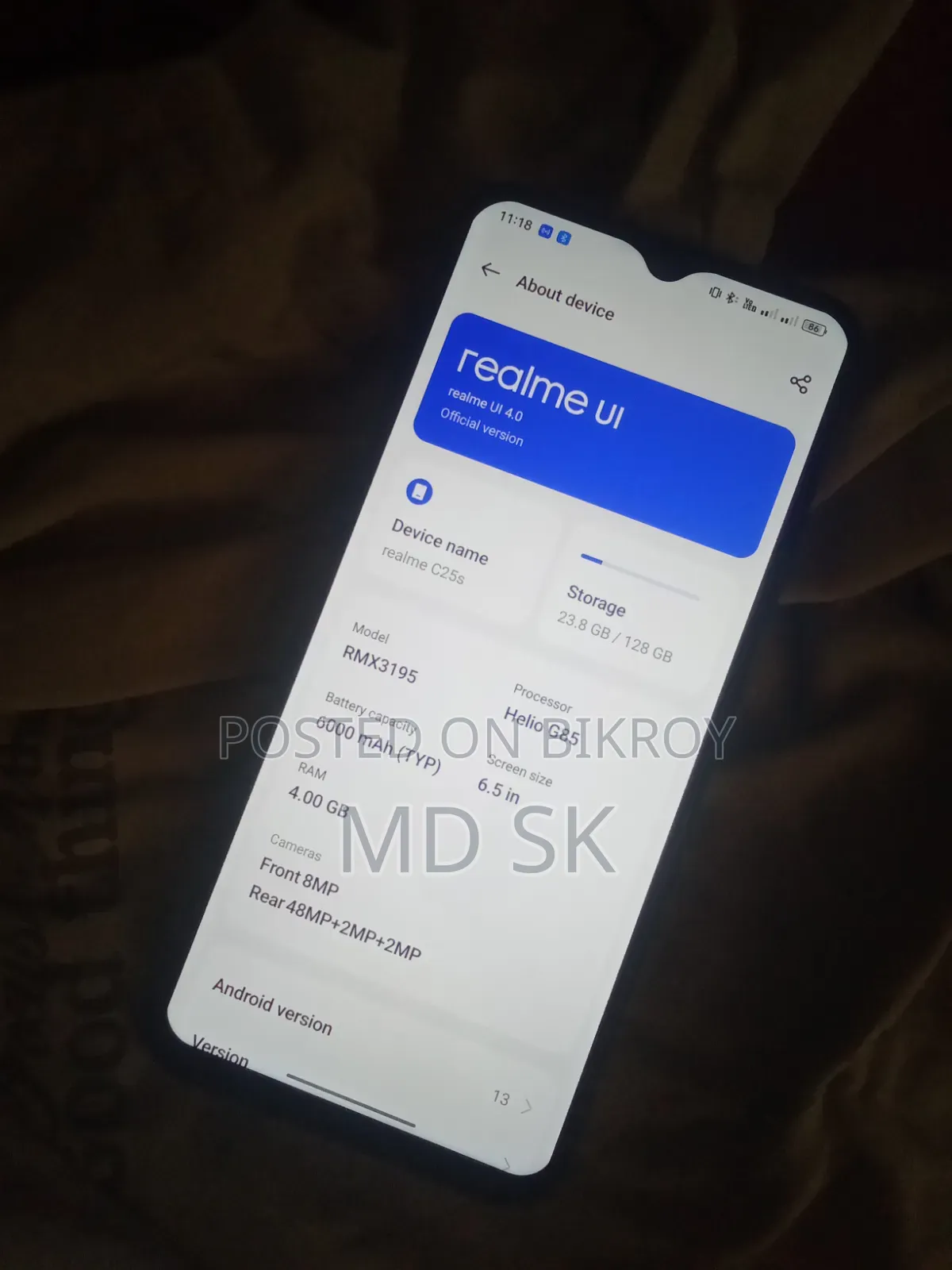 Realme C25s 128 GB Black