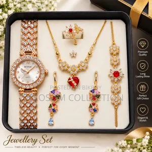 5 in 1 Ladies Watch & Jewelry Gift Set