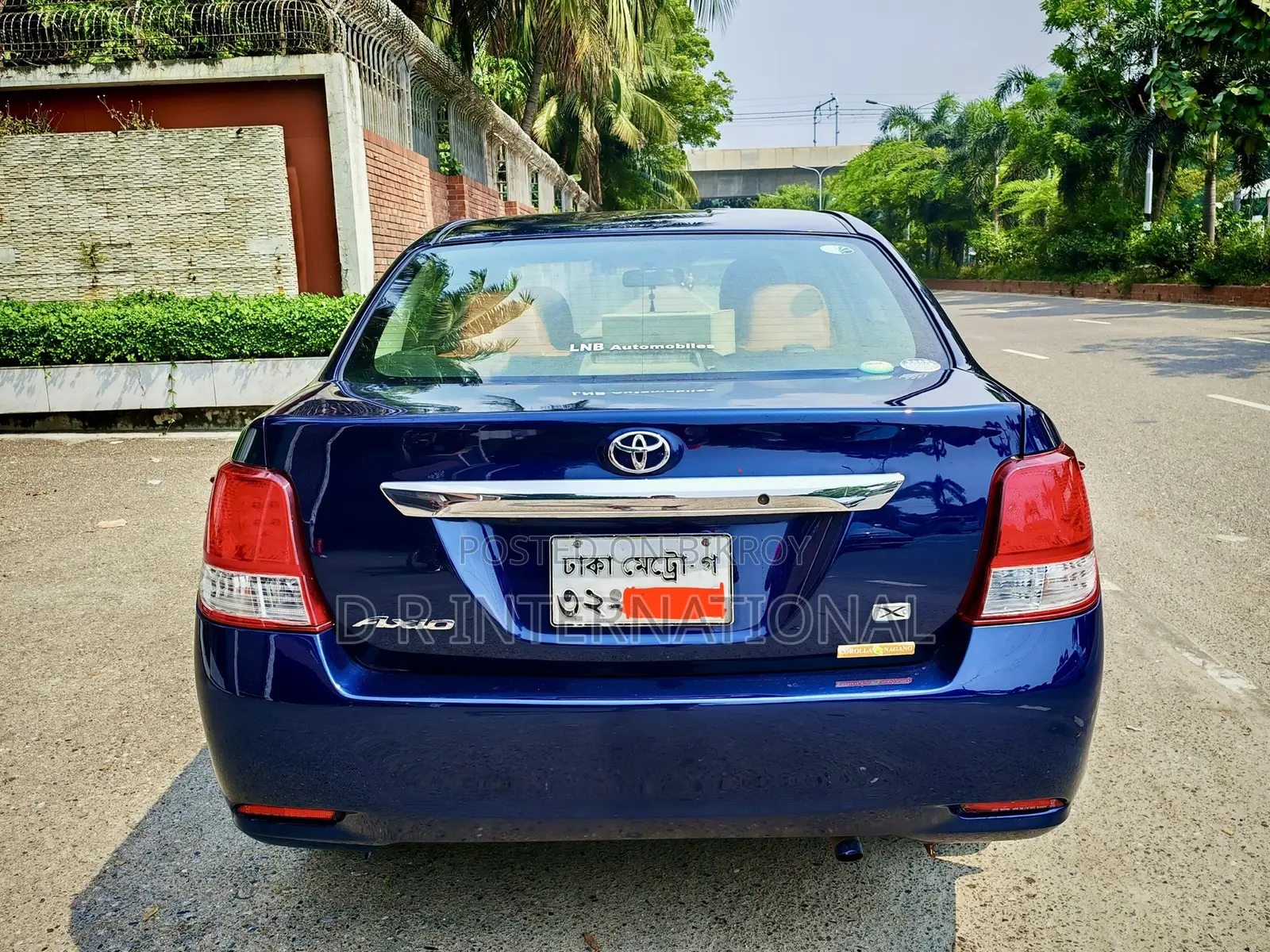 Toyota Axio 2013 Blue