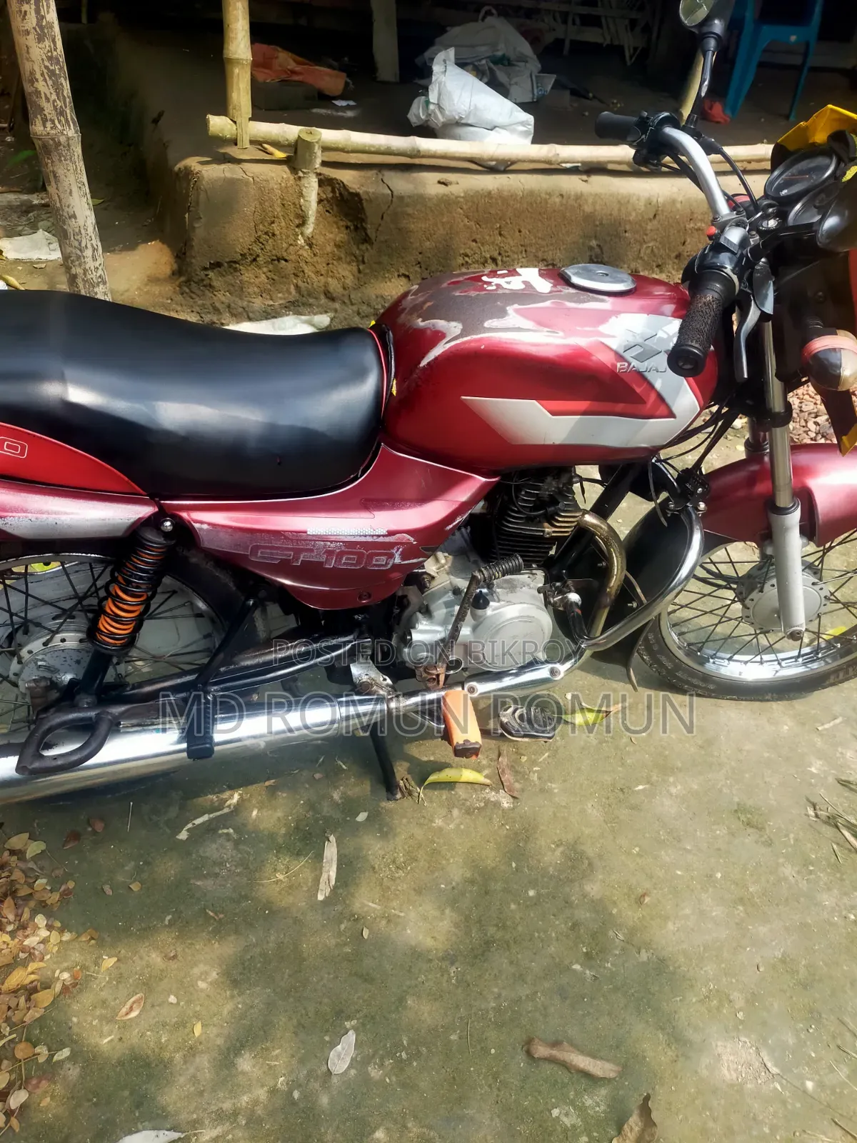 Bajaj CT 100 2013 Red