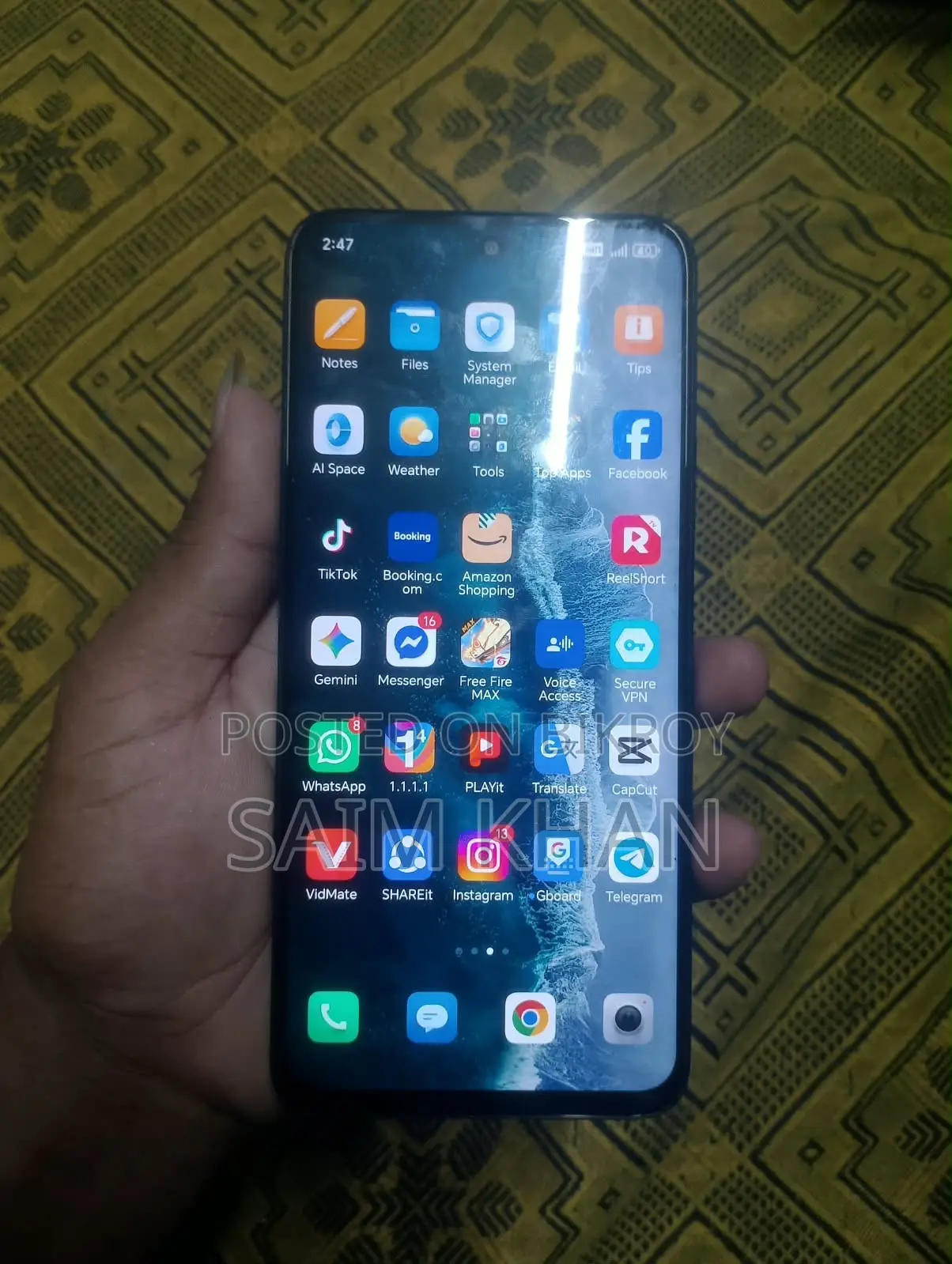 অনার এক্স৭সি ২৫৬ জিবি ব্ল্যাক