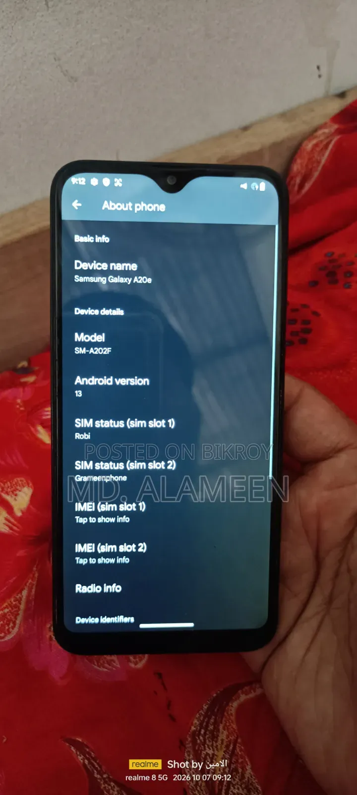 Samsung Galaxy A20e 32 GB Black