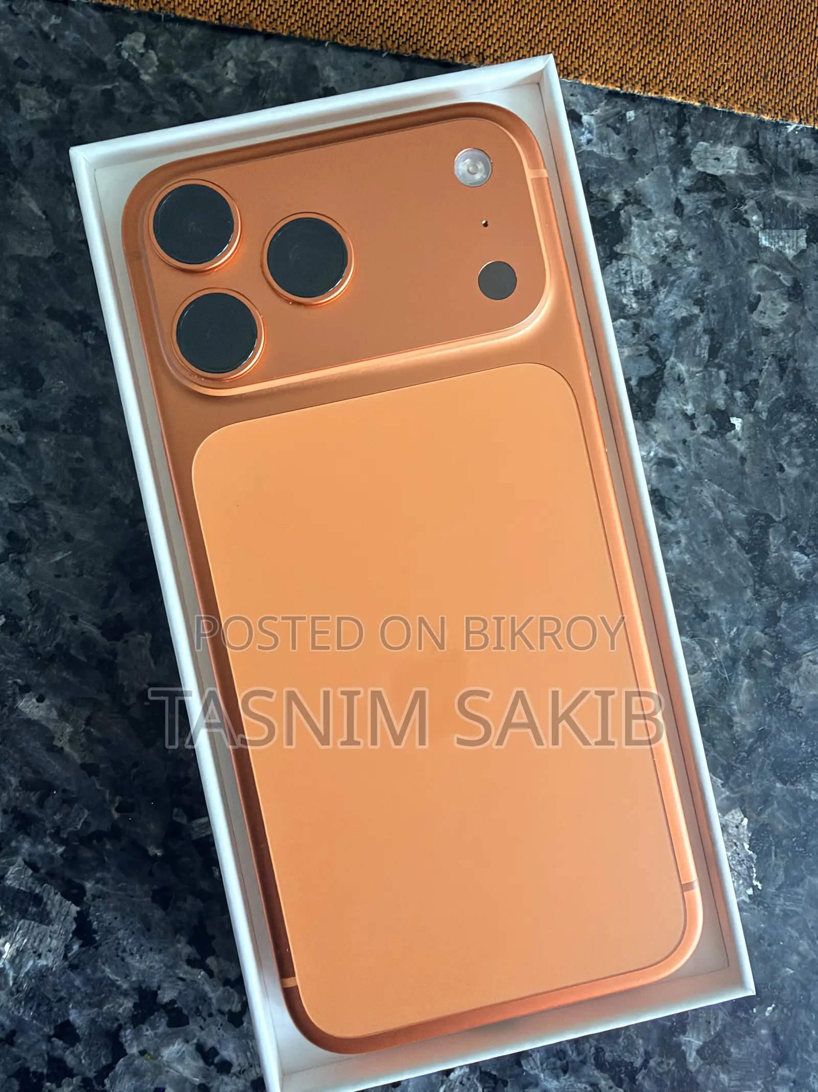 অ্যাপল আইফোন ১৭ প্রো ম্যাক্স ২৫৬ জিবি কমলা